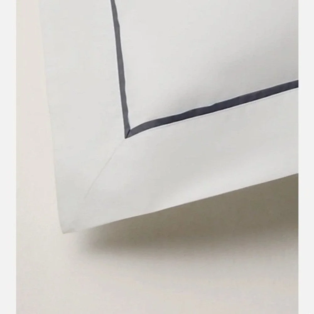 NEW Ralph Lauren Organic Cotton Percale Palmer Standard Sham Loft Gray